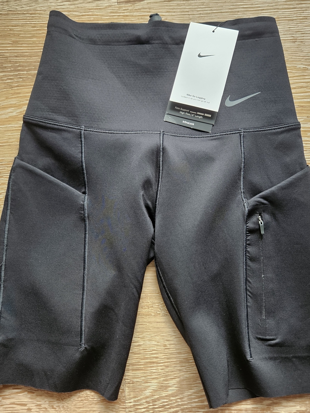 Nike Go Dri Fit Black Athletic Shorts with Side Pockets Size XS